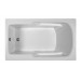 Reliance Baths R6036ERRW-W Rectangular 60 x 36 in. Whirlpool Bathtub With End Drain44; White Finish - B00OTXH24Q